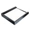 Dacasso Black Leather Front-Load Letter Tray AG-1001 - alternate 9